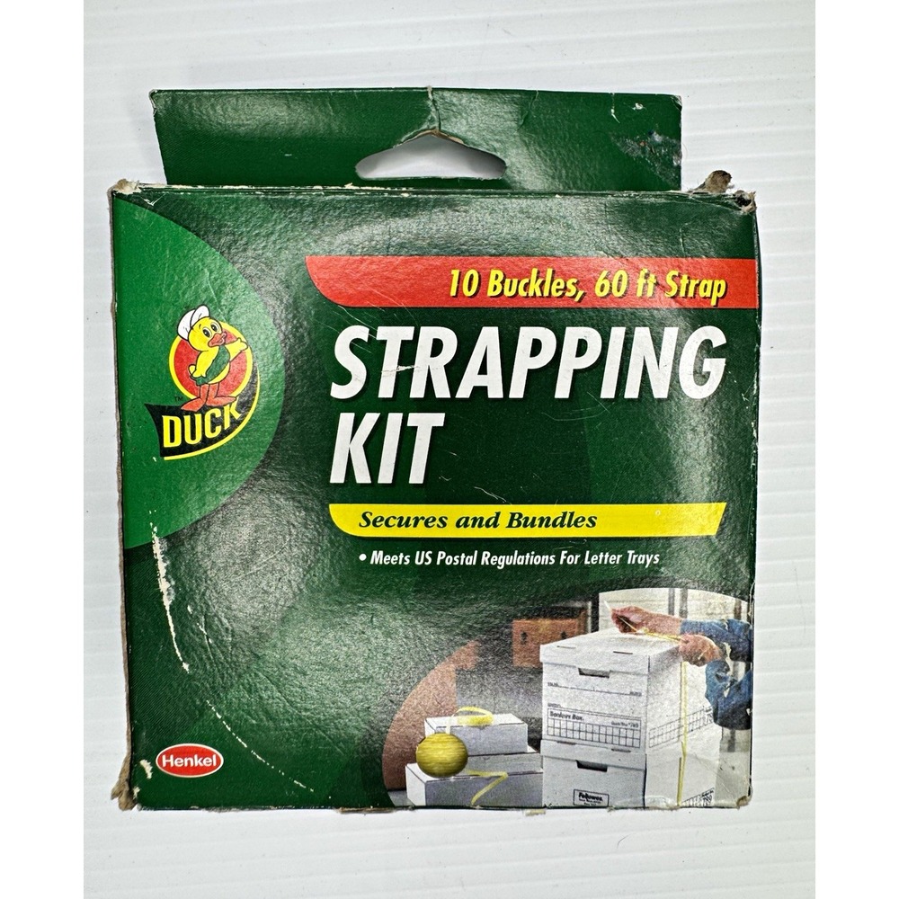 Duck Strapping Kit w/ 10 Buckles, 60 ft Strap, MPN 10714